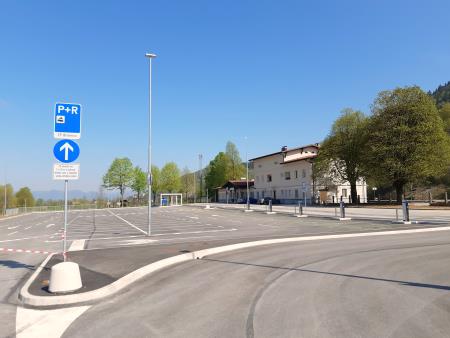 P+R Borovnica - pogled proti ŽP